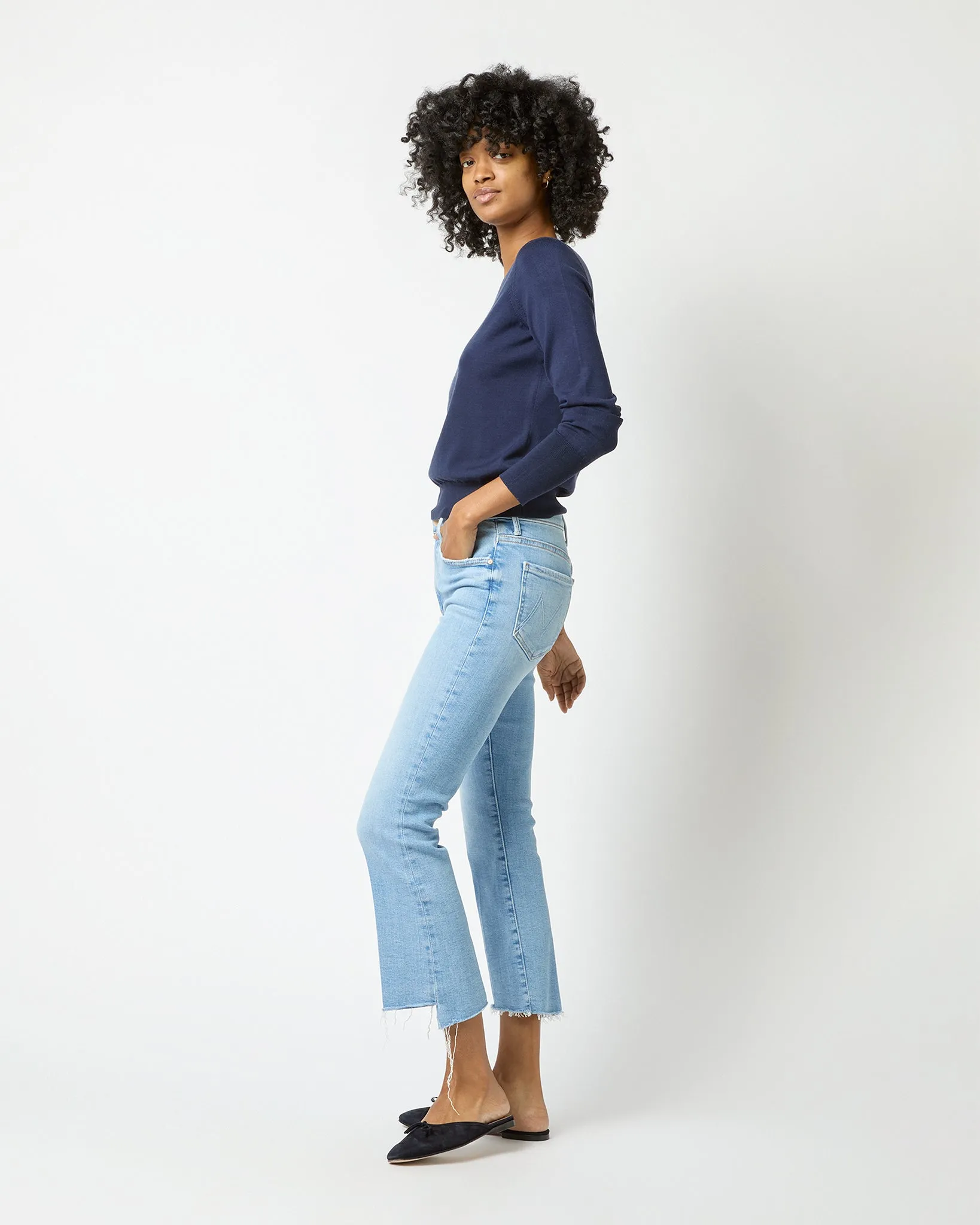 The Insider Crop Step Fray Jean in Limited Ediiton sold by Mashburn product image thumbnail 3
