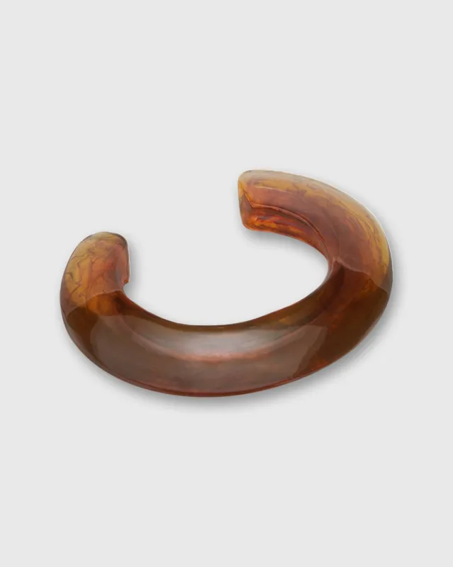 Ridge Cuff in Tortoise made by Lizzie Fortunato