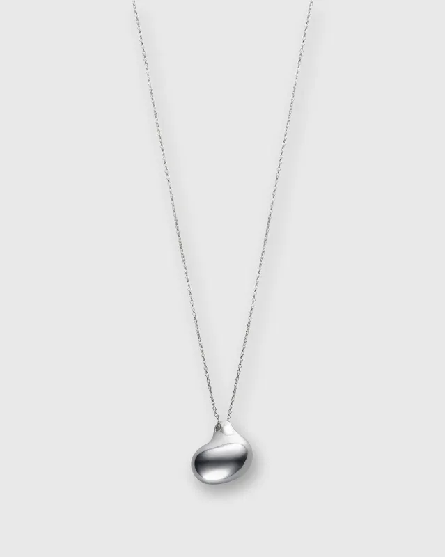 Organic Pendant Necklace in Silver sold by Mashburn