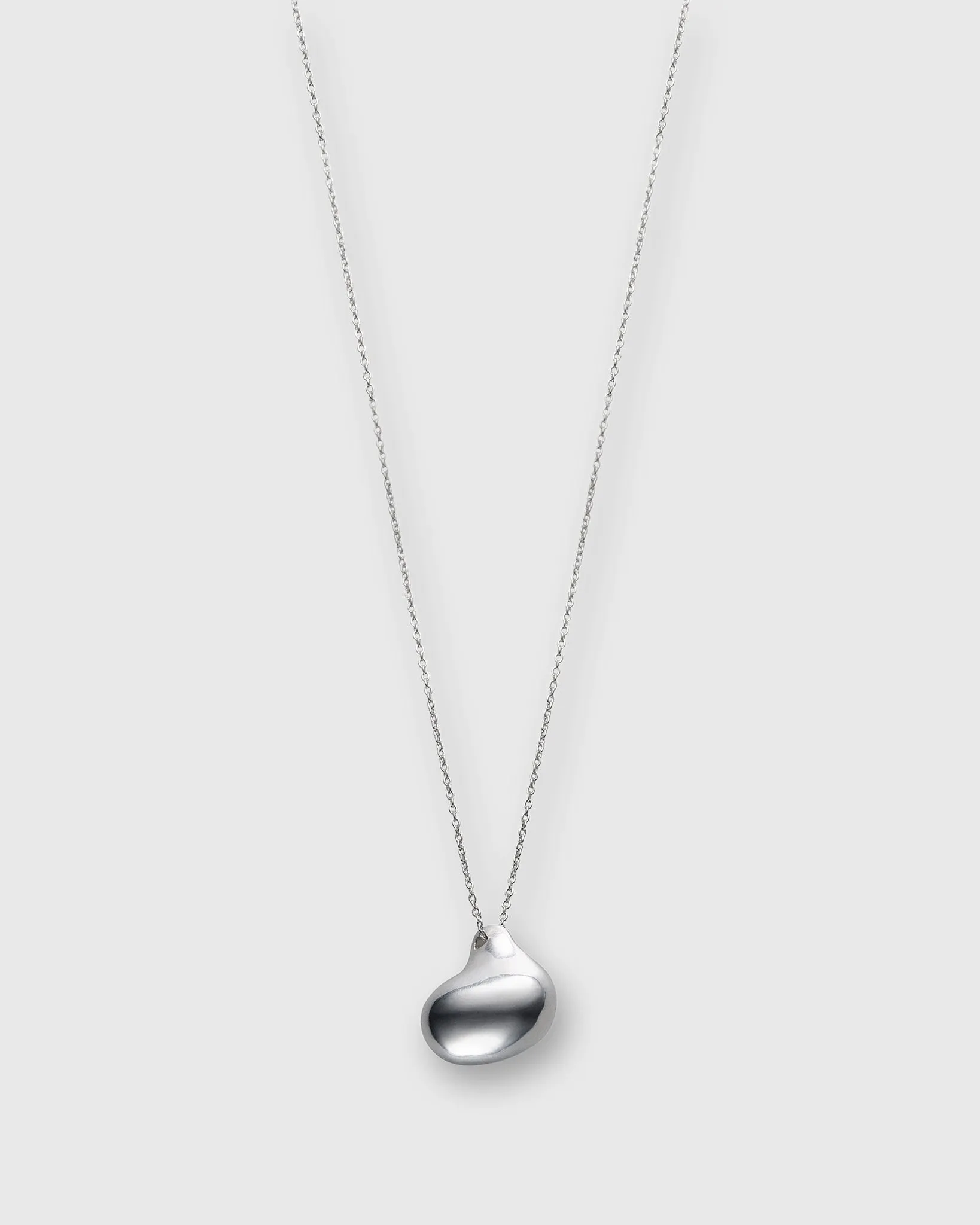 Organic Pendant Necklace in Silver sold by Mashburn