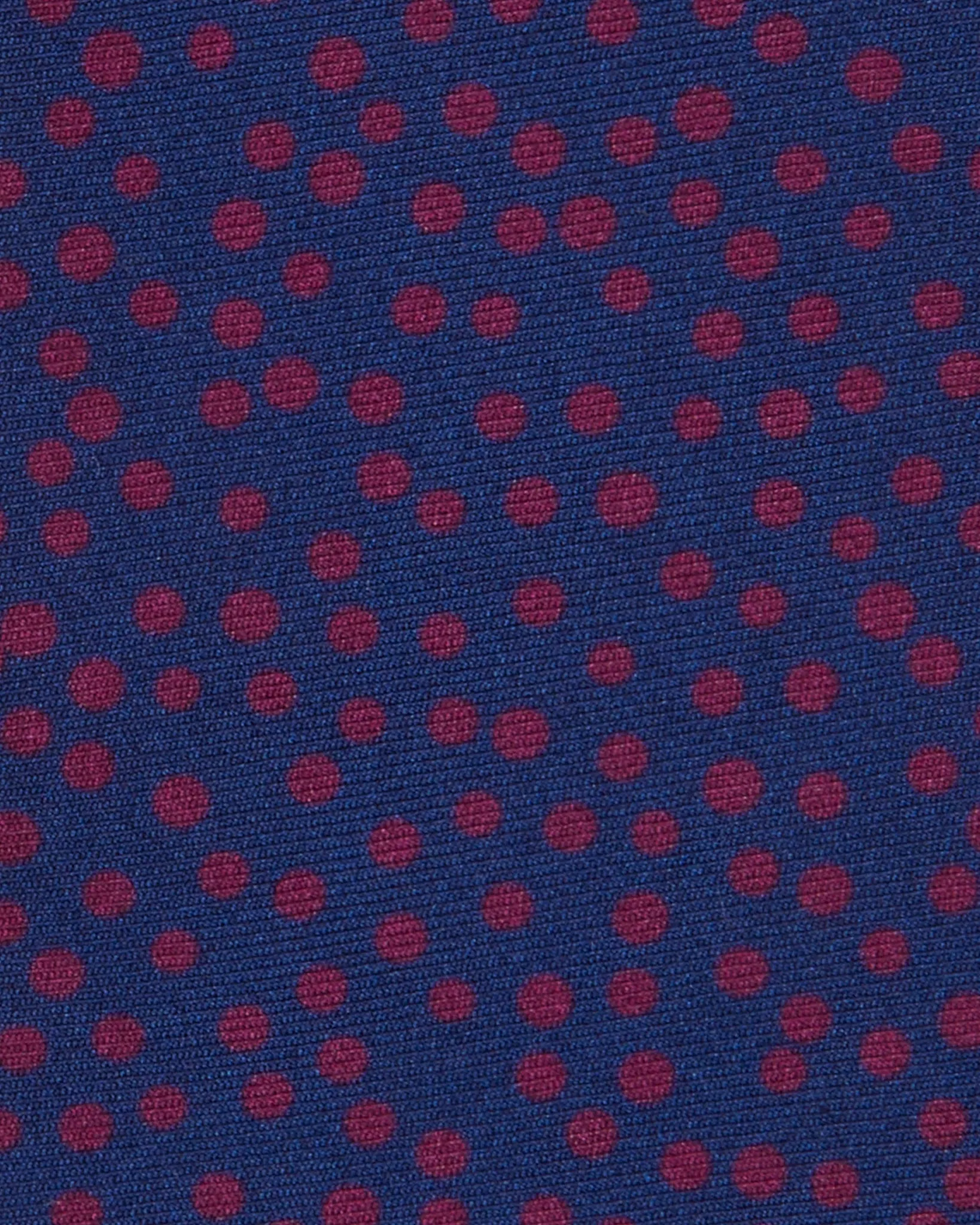 Silk Print Tie in Navy/Berry Jumble Dot sold by Mashburn product image thumbnail 2