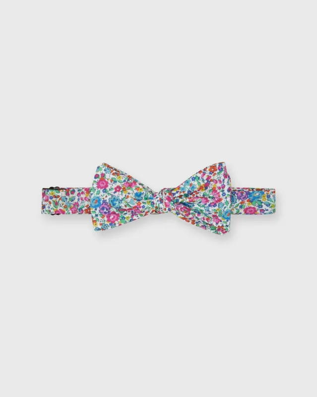 Cotton Bow Tie in Pink Emma & Georgina Liberty Fabric made by Mashburn