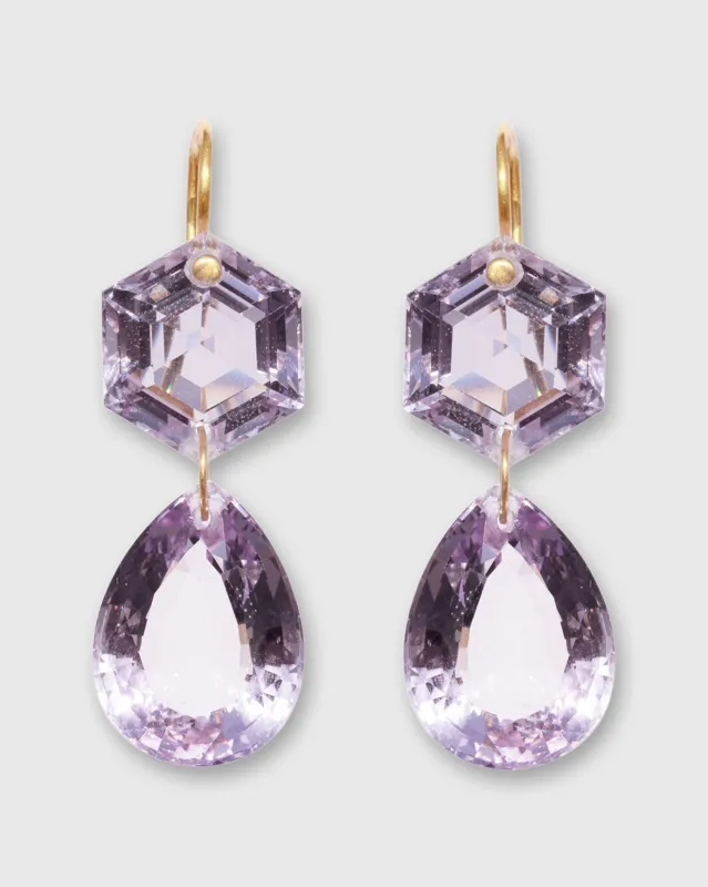 Bianca Earrings in Amethyst sold by Mashburn