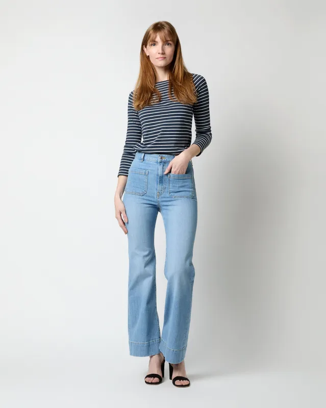 St Monica Jean in Azurina Blue made by Jeanerica