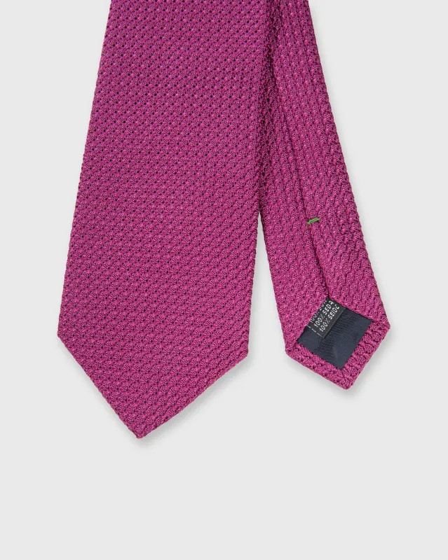 Silk Grosso Grenadine Tie in Berry sold by Mashburn