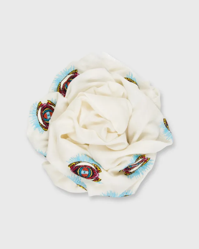 Eyes On You Scarf in Ivory/Multi sold by Mashburn