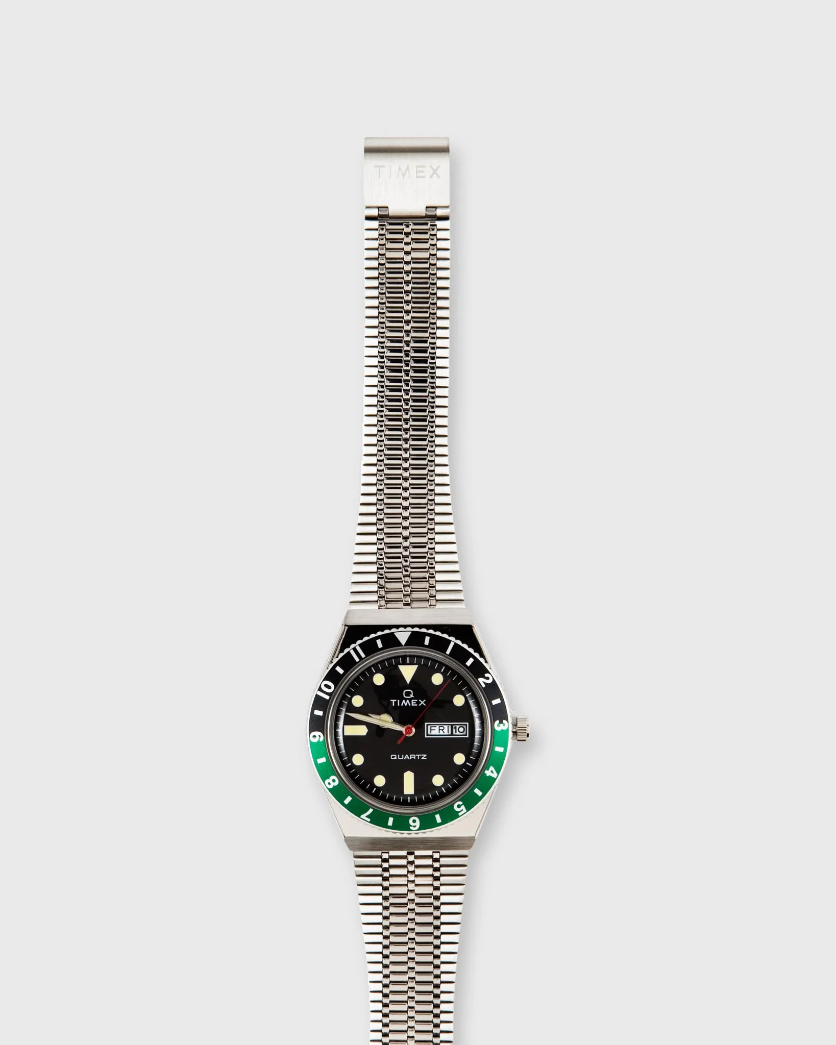 Q Timex Reissue Watch in Silver/Black/Green sold by Mashburn product image thumbnail 2