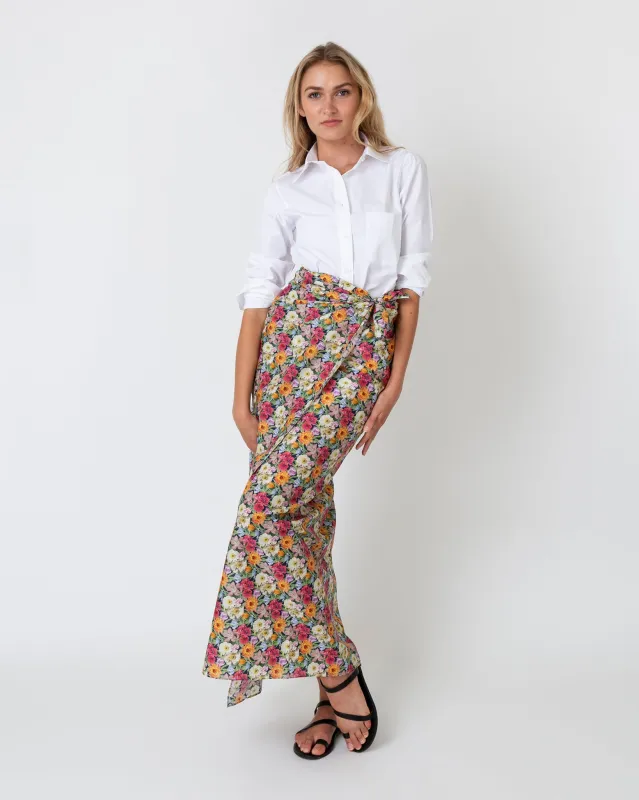 Ashley Pareo in Multi Melody Blooms Liberty Fabric made by Mashburn