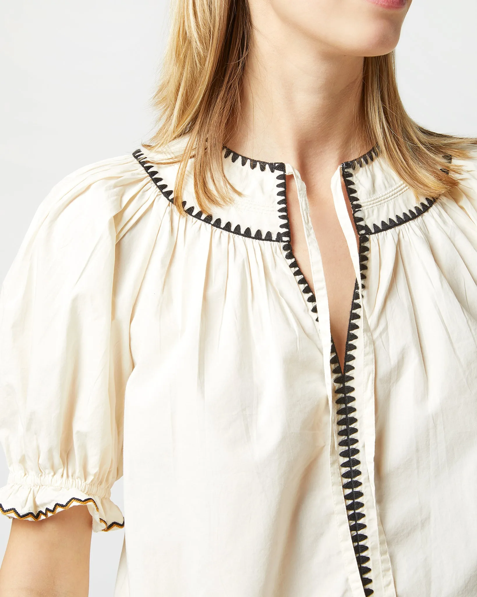 Ruby Top in Ivory sold by Mashburn product image thumbnail 2