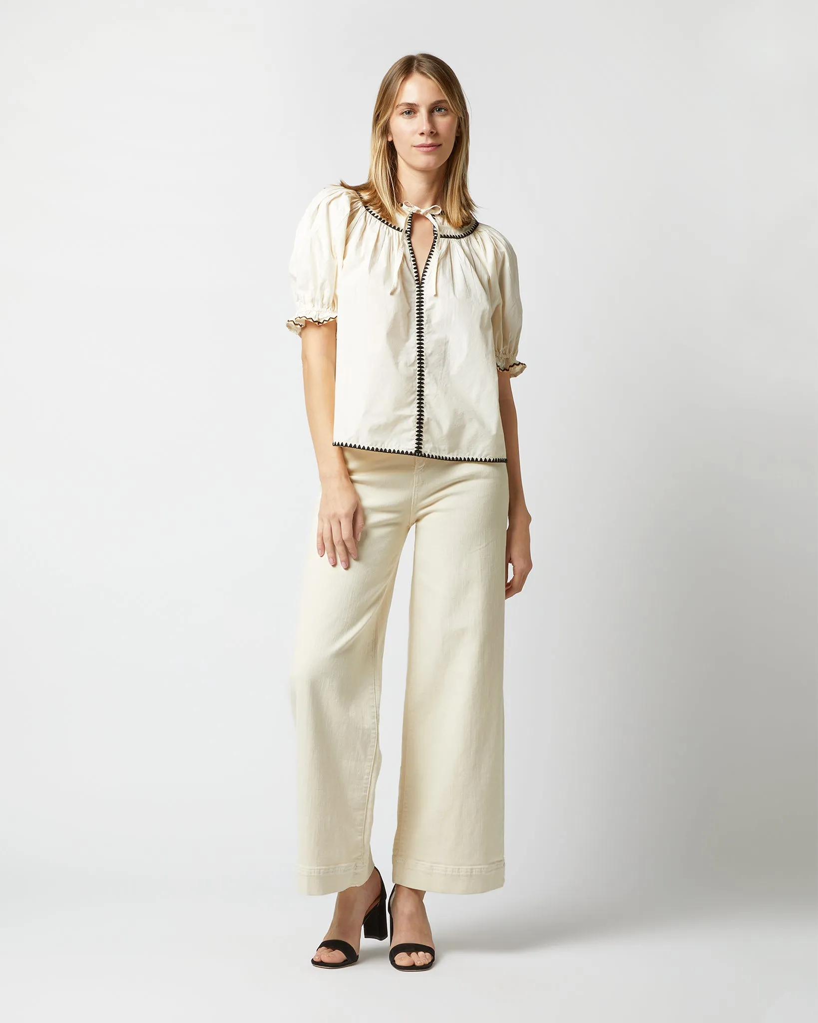 Ruby Top in Ivory sold by Mashburn product image thumbnail 3