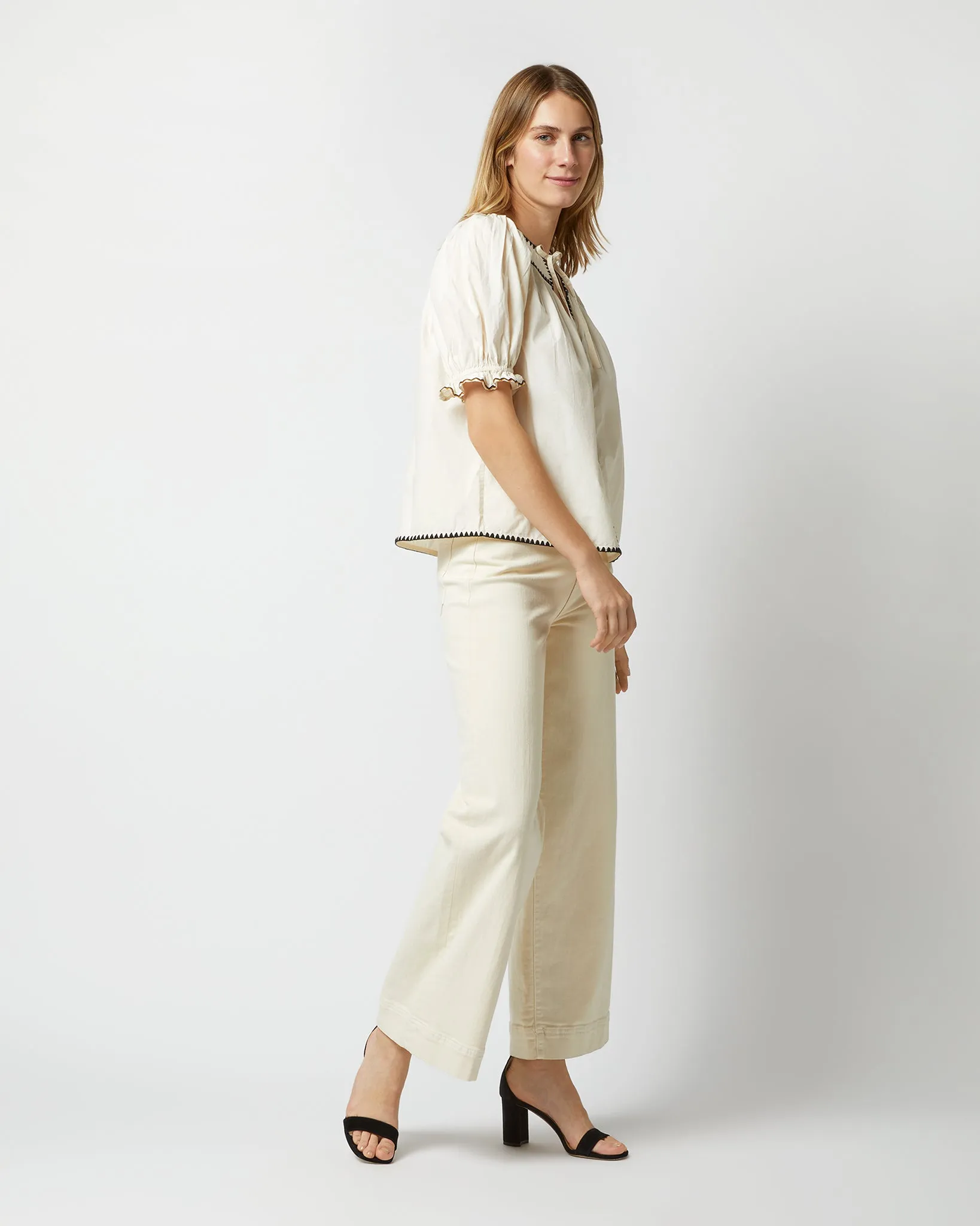 Ruby Top in Ivory sold by Mashburn product image thumbnail 5