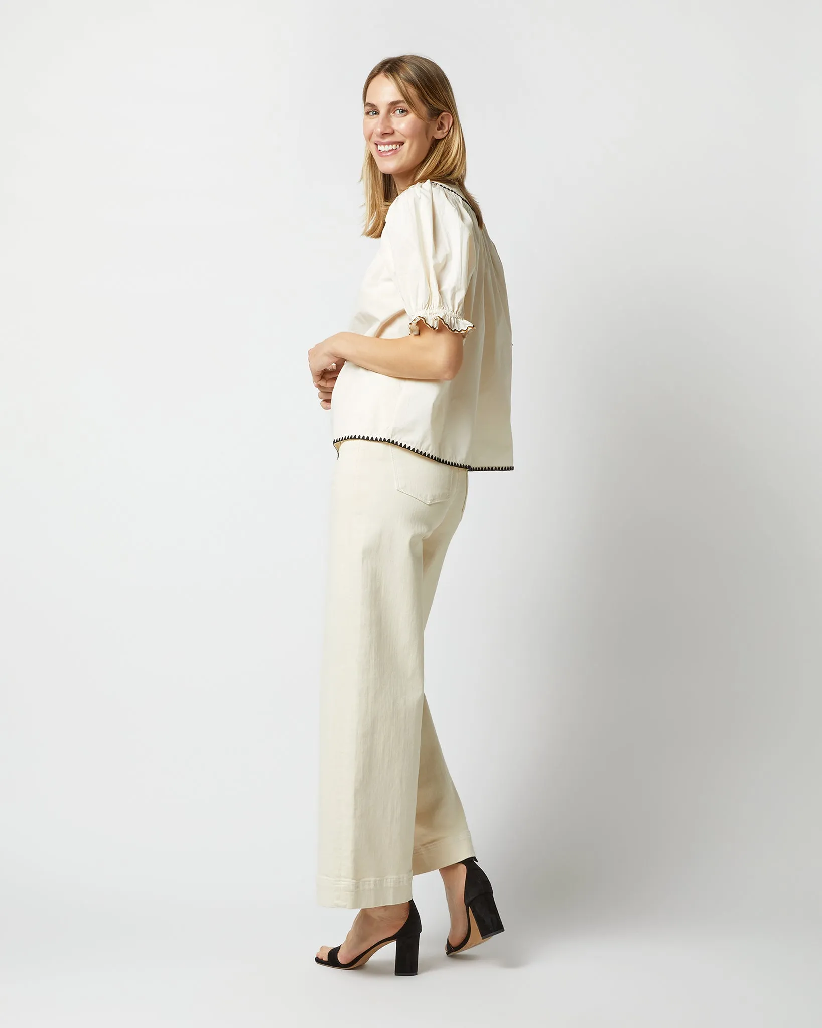 Ruby Top in Ivory sold by Mashburn product image thumbnail 4