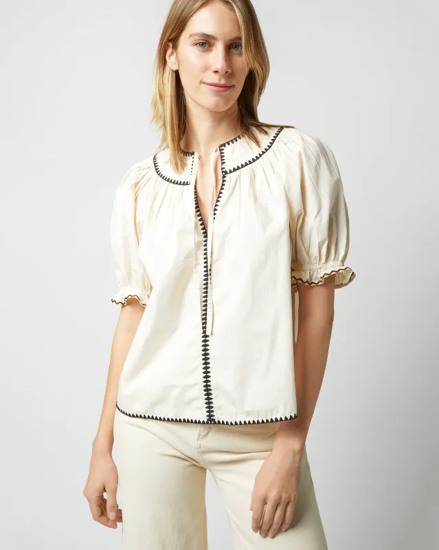 Ruby Top in Ivory made by Ulla Johnson