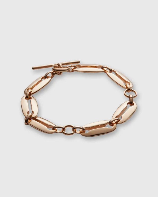 Links Bracelet in Gold-Plated Brass made by Mashburn