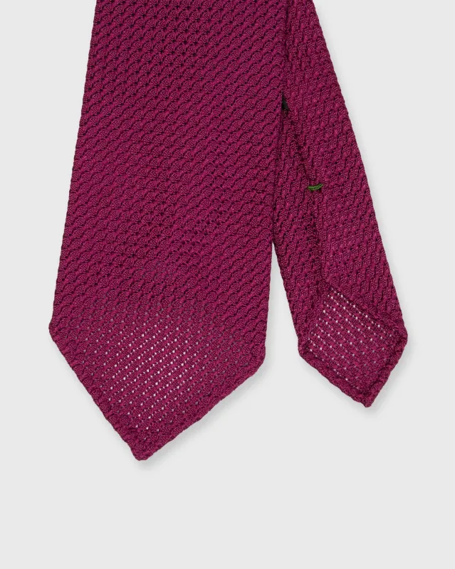 Silk Grosso Grenadine Tie in Berry sold by Mashburn