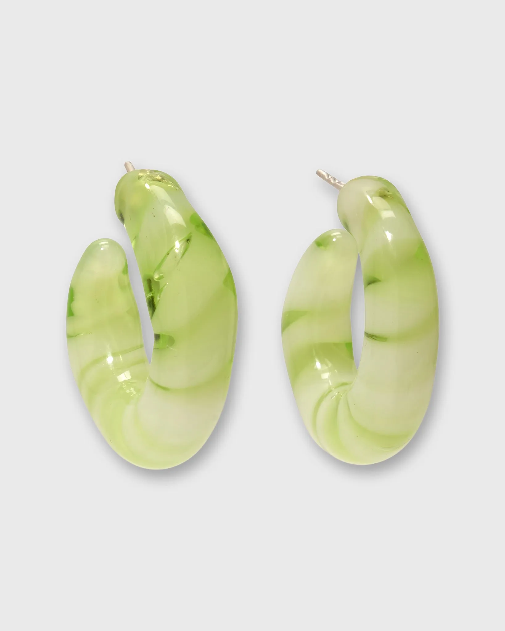 Cascais Hoop Earrings in Lime sold by Mashburn product image thumbnail 3