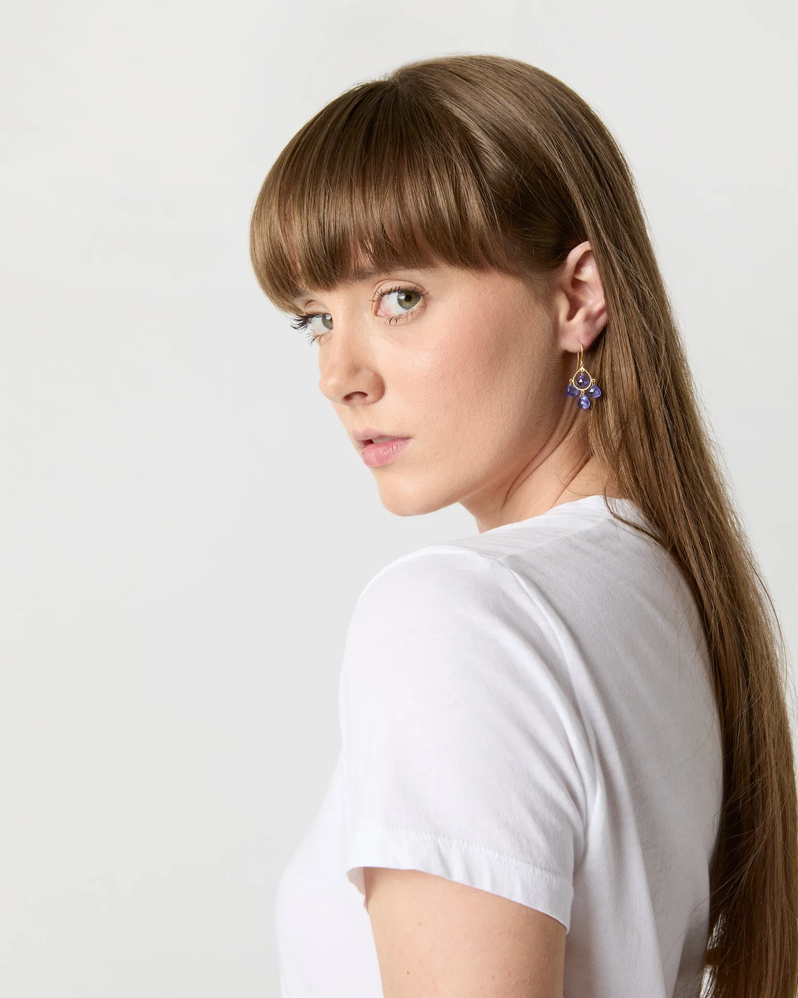 Small Candeliere Earrings in Tanzanite sold by Mashburn product image thumbnail 2