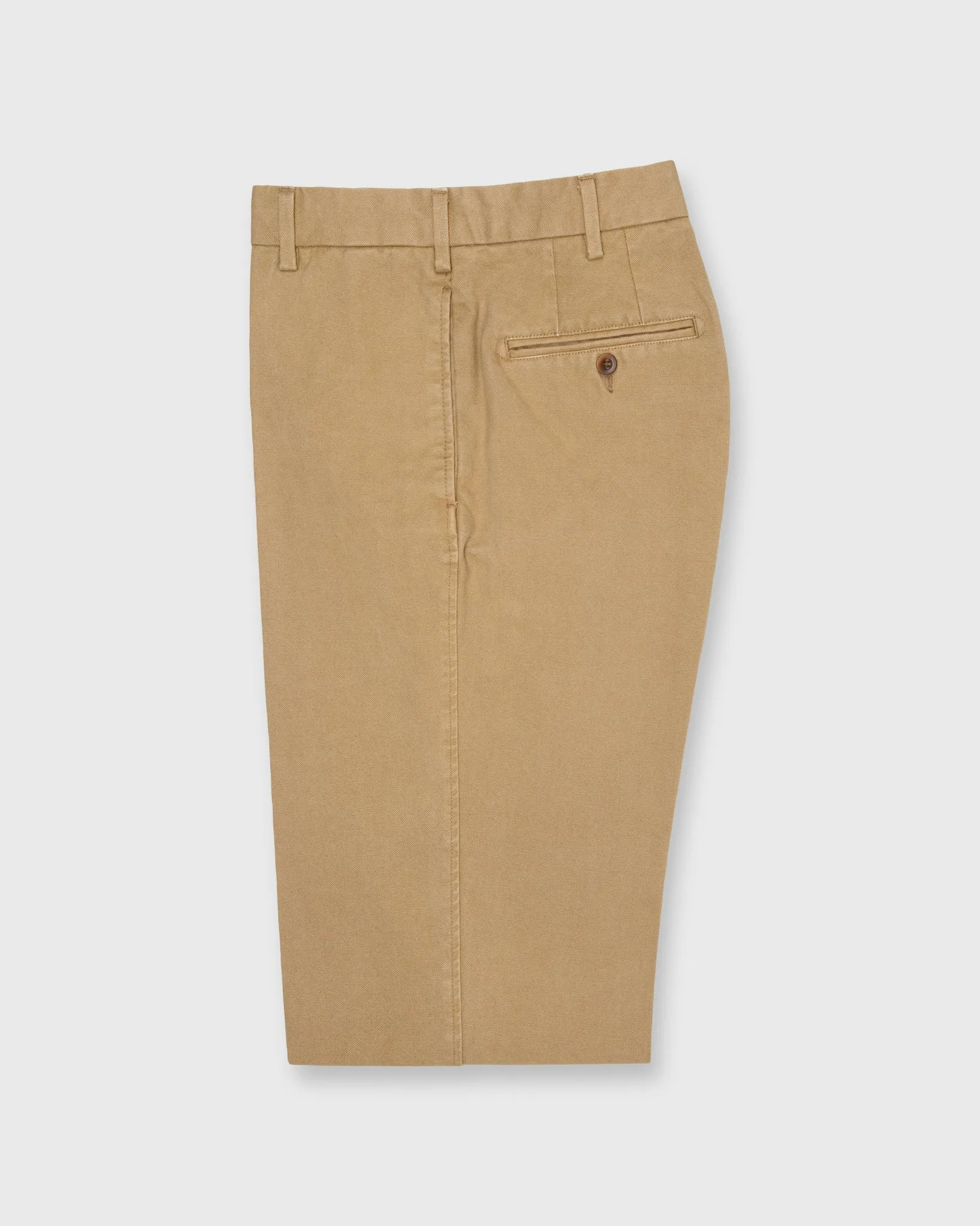 Garment-Dyed Sport Trouser in British Khaki Canvas sold by Mashburn product image thumbnail 2
