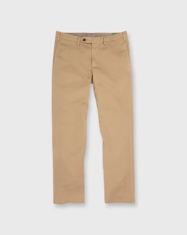 Garment-Dyed Sport Trouser in British Khaki High Ridge Twill made by Sid Mashburn