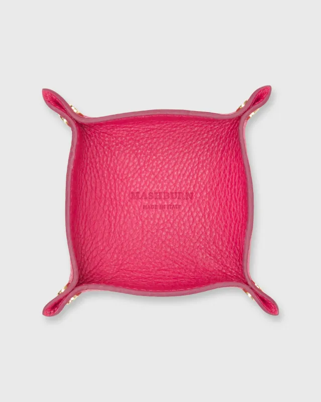 Soft Small Square Tray in Orchid Alce Leather sold by Mashburn