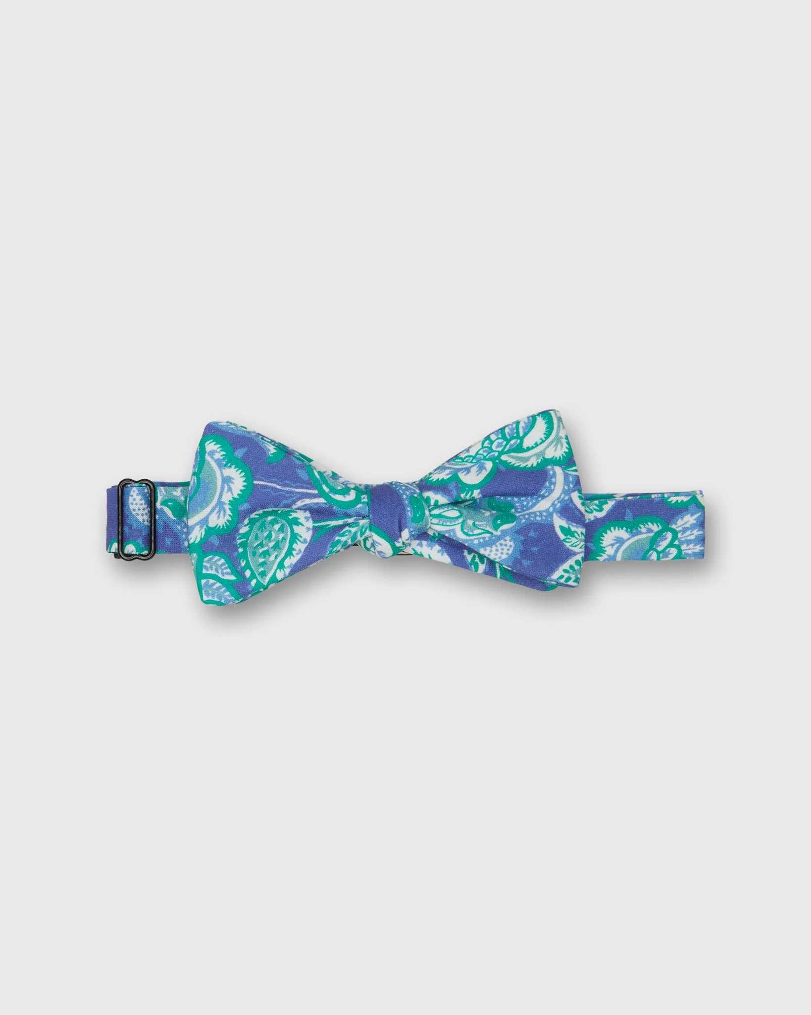 Cotton Bow Tie in Blue Kiawah Paisley sold by Mashburn