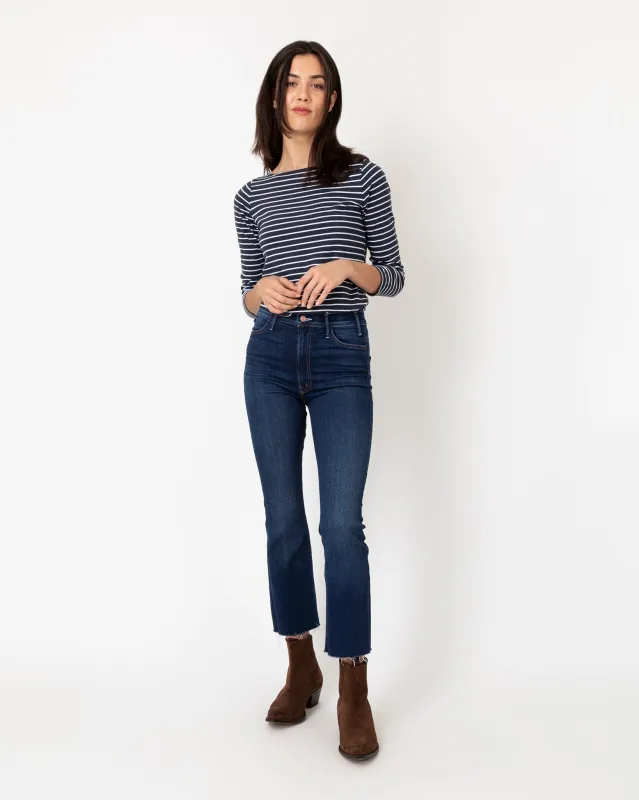 The Hustler Ankle Fray Jean in Home Movies sold by Mashburn