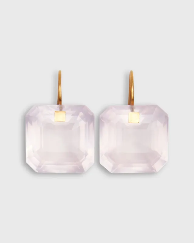 Summer Earrings in Rose Quartz sold by Mashburn