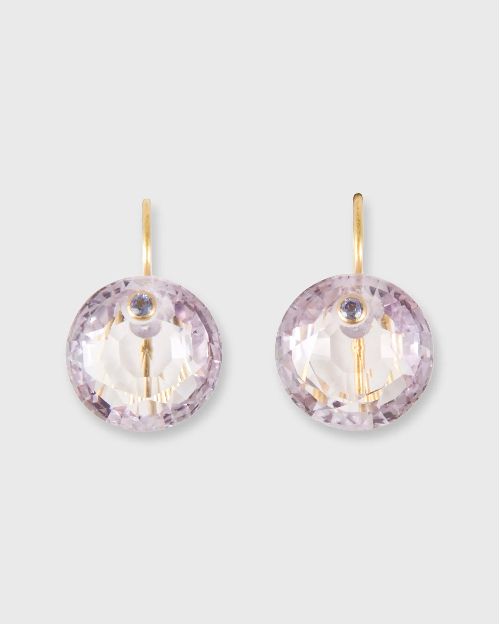 Round Gem Earrings in Amethyst/Tanzanite sold by Mashburn