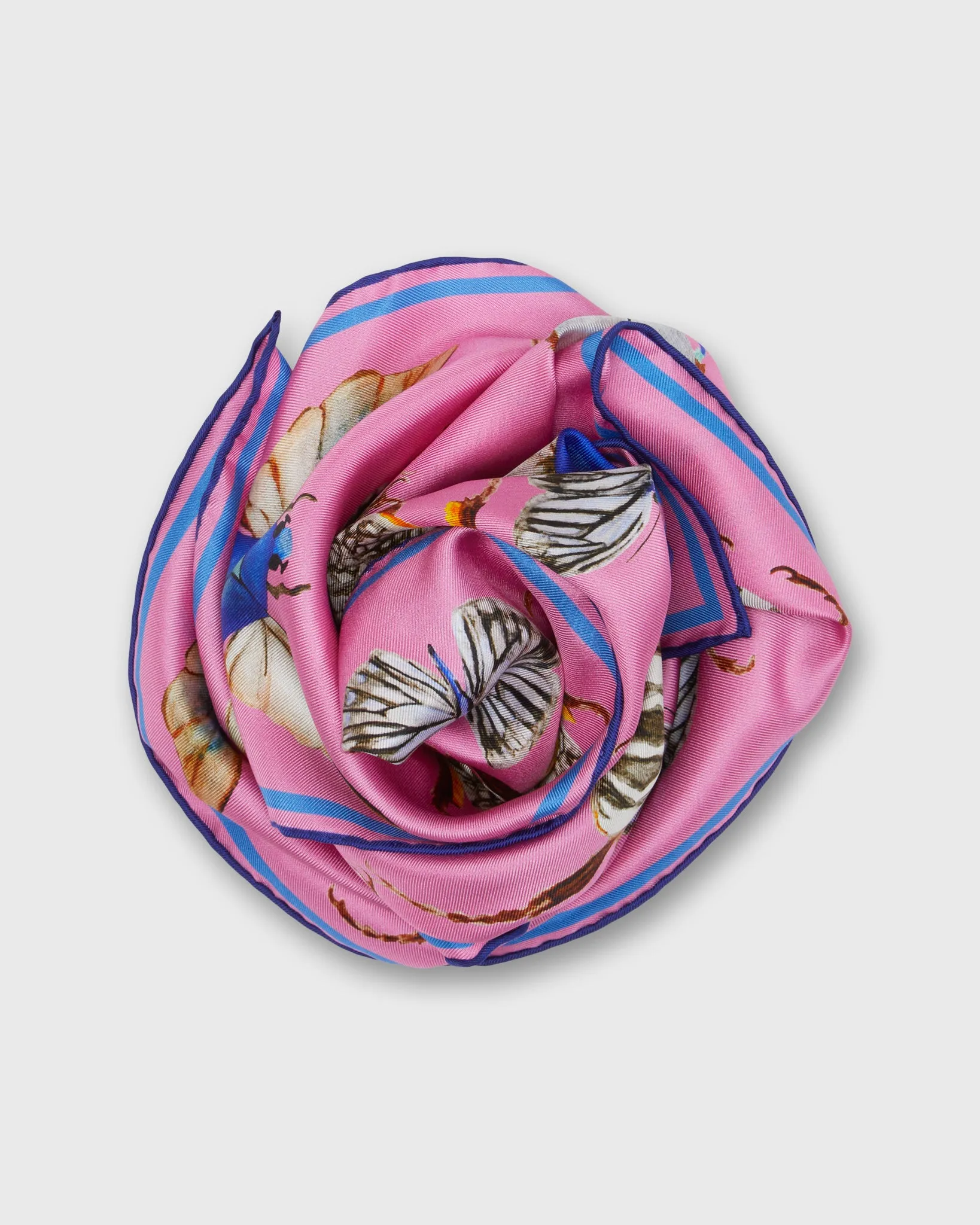 Bugs Square Scarf in Key West Pink sold by Mashburn