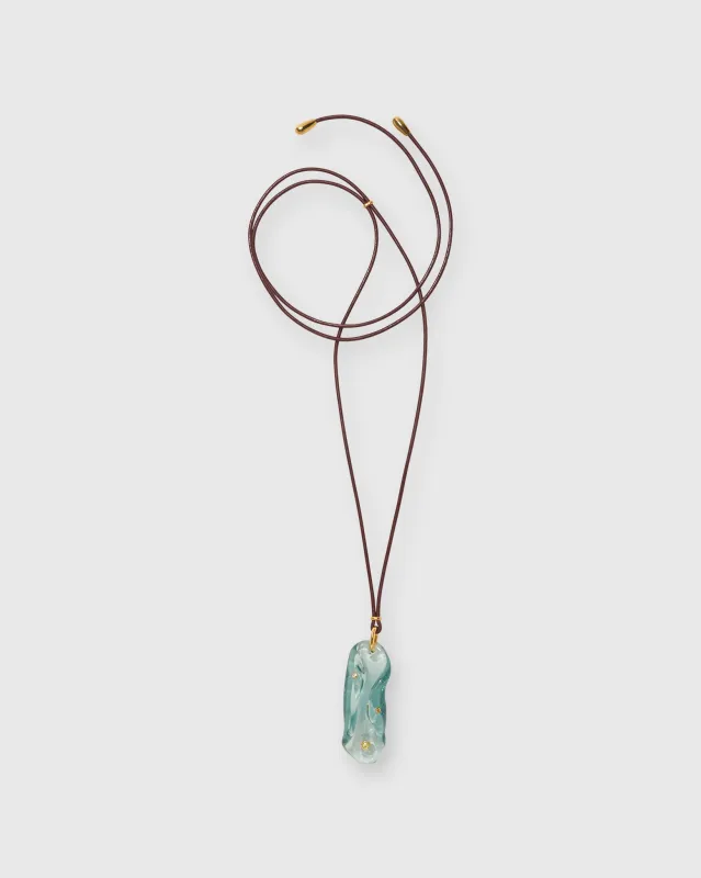 Vetri Cord Necklace in Aqua sold by Mashburn