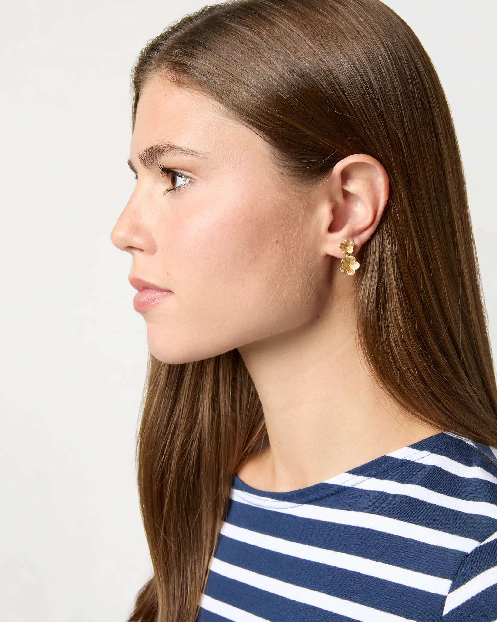 Osaka Stud Earrings in Gold sold by Mashburn product image thumbnail 2