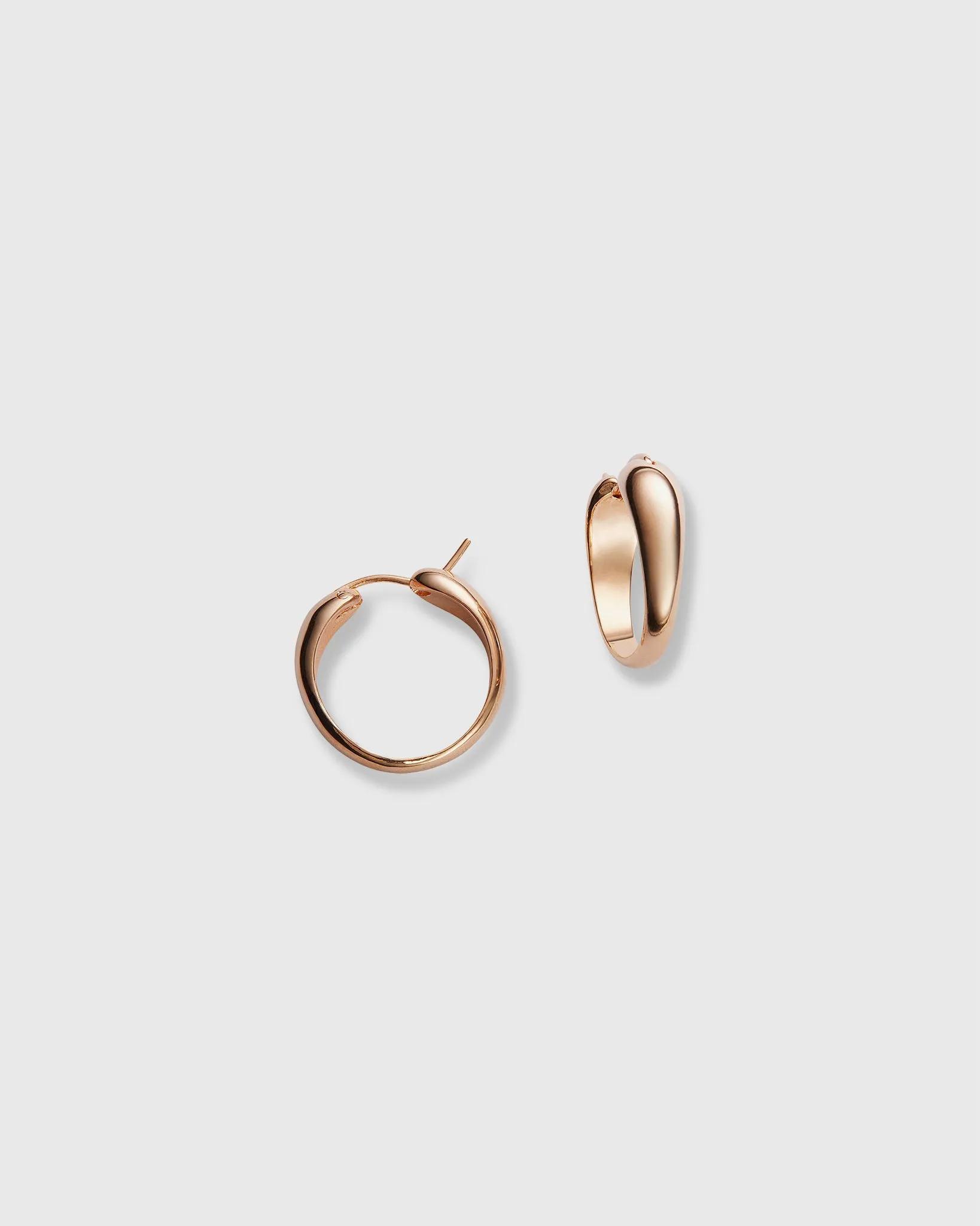 Small Hoop Earrings in Gold-Plated Brass sold by Mashburn