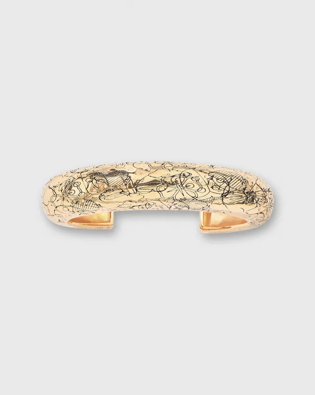 Rosalba Bracelet in Gold made by Mashburn