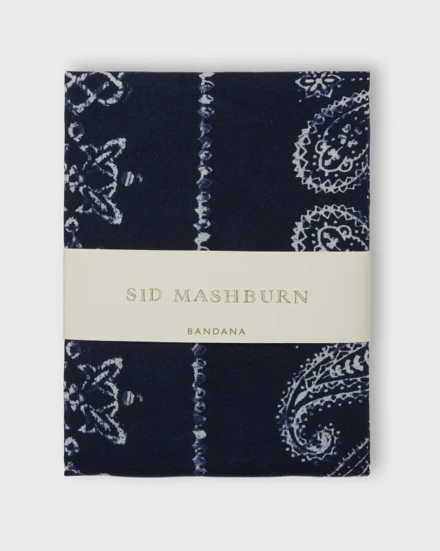 Bandana in Navy sold by Mashburn