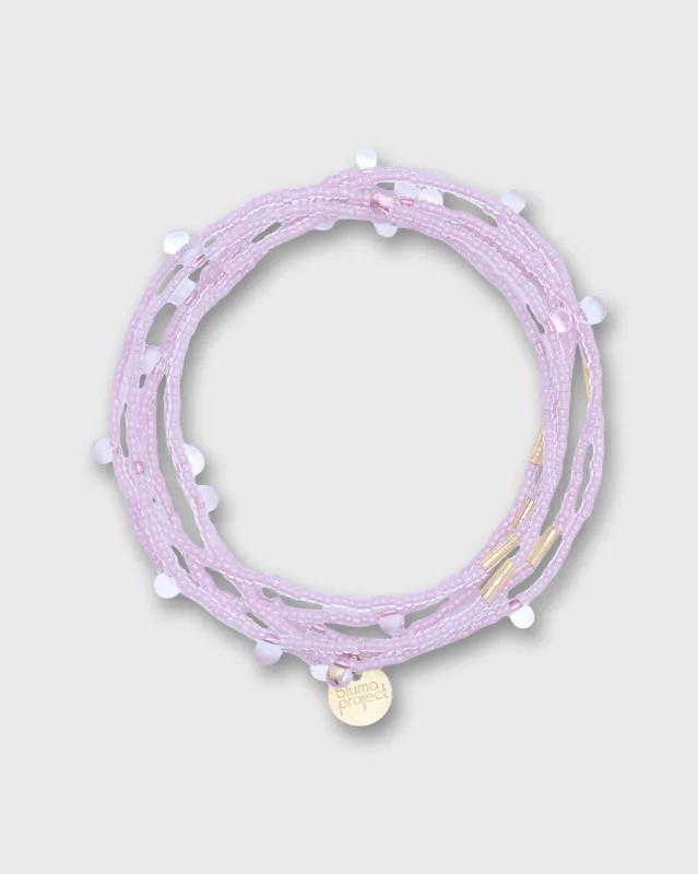 Candy Stretch Bracelets (Set of 6) in Violet made by Mashburn