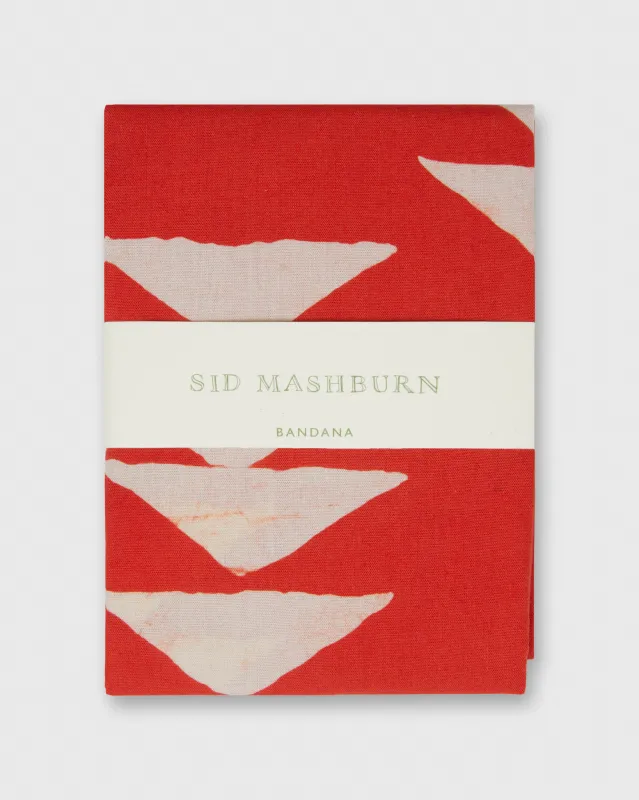 Bandana in Orange Arrow sold by Mashburn