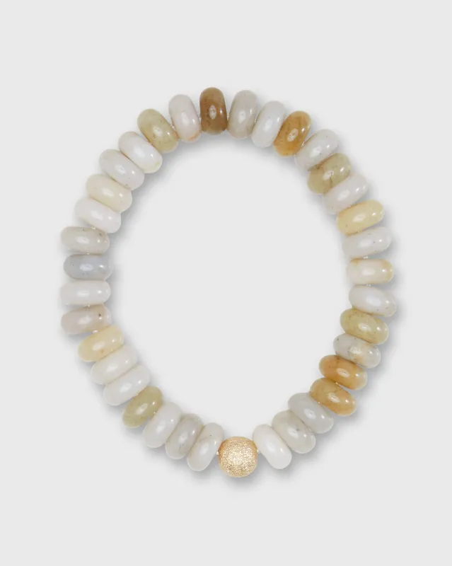 Semi Precious Beaded Bracelet in Stone Monochrome sold by Mashburn