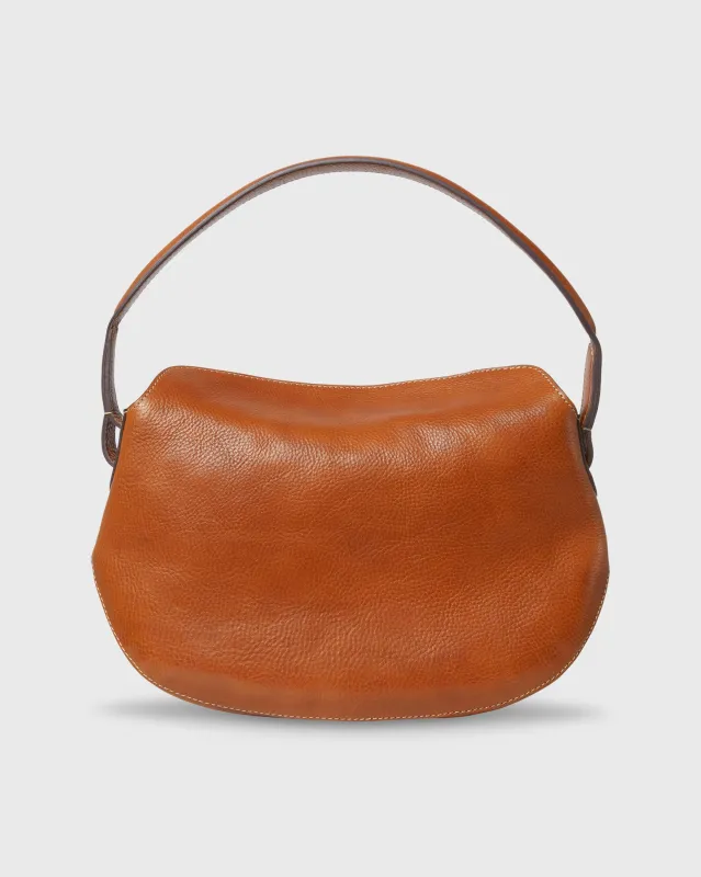 Agnes Shoulder Bag in Tan Leather sold by Mashburn