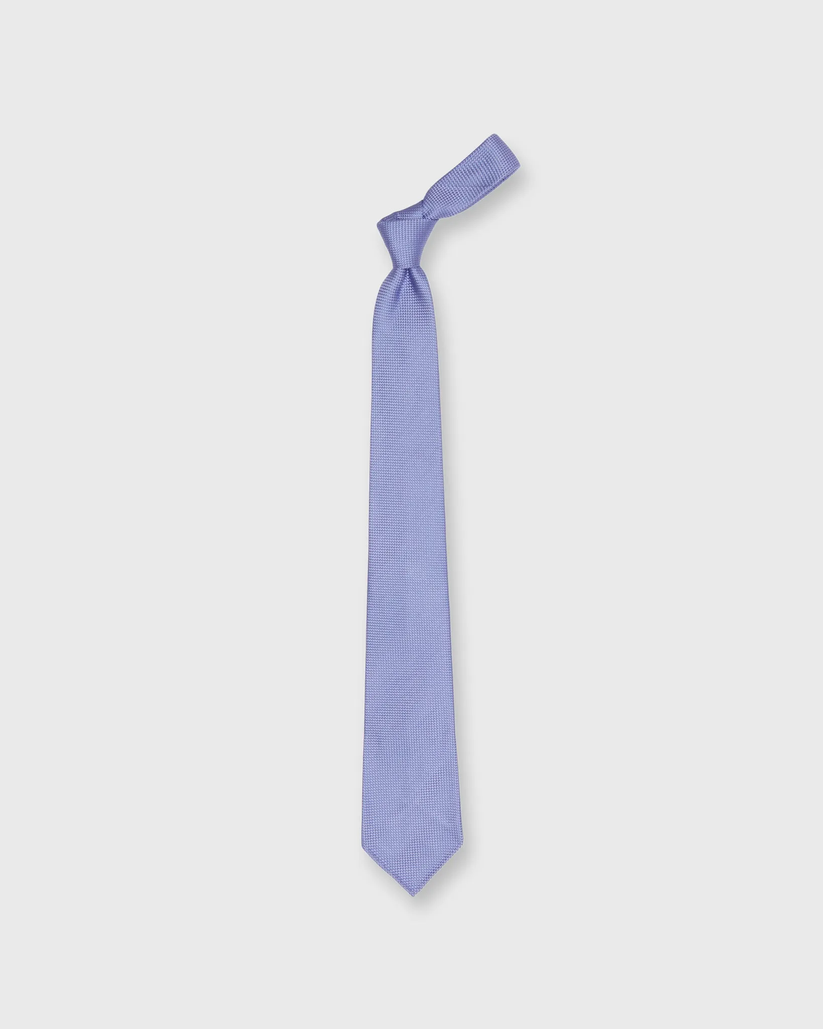 Silk Jacquard Tie in Periwinkle sold by Mashburn product image thumbnail 3