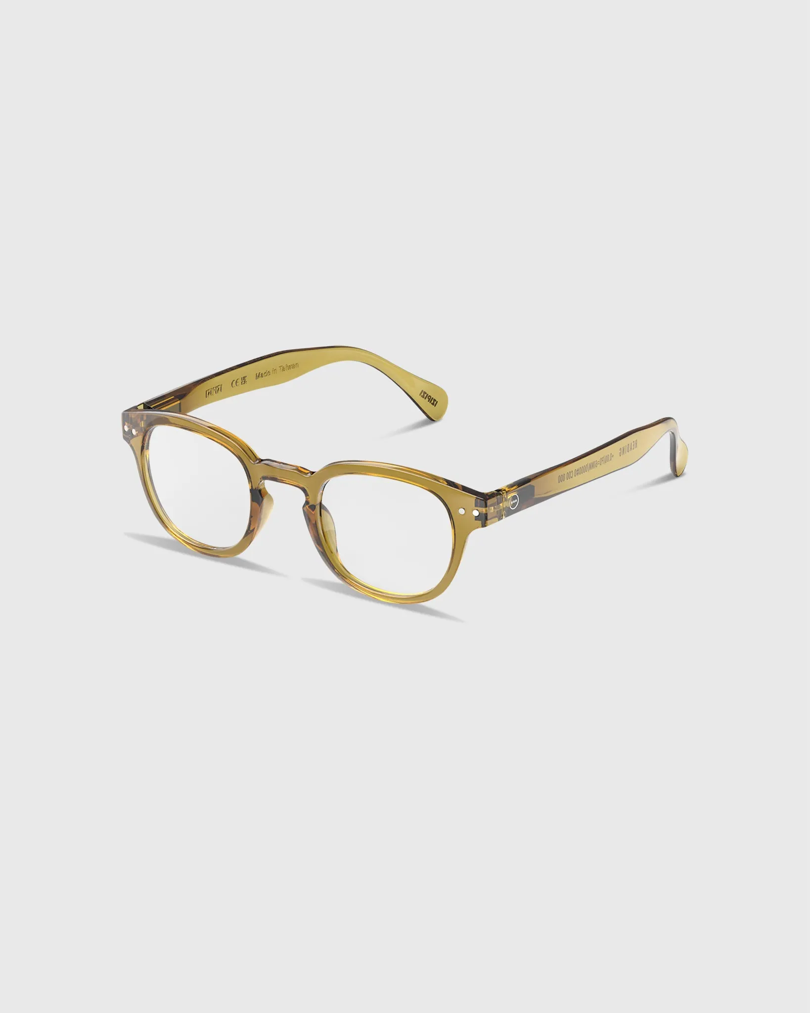 #C Reading Glasses in Golden Green sold by Mashburn product image thumbnail 2