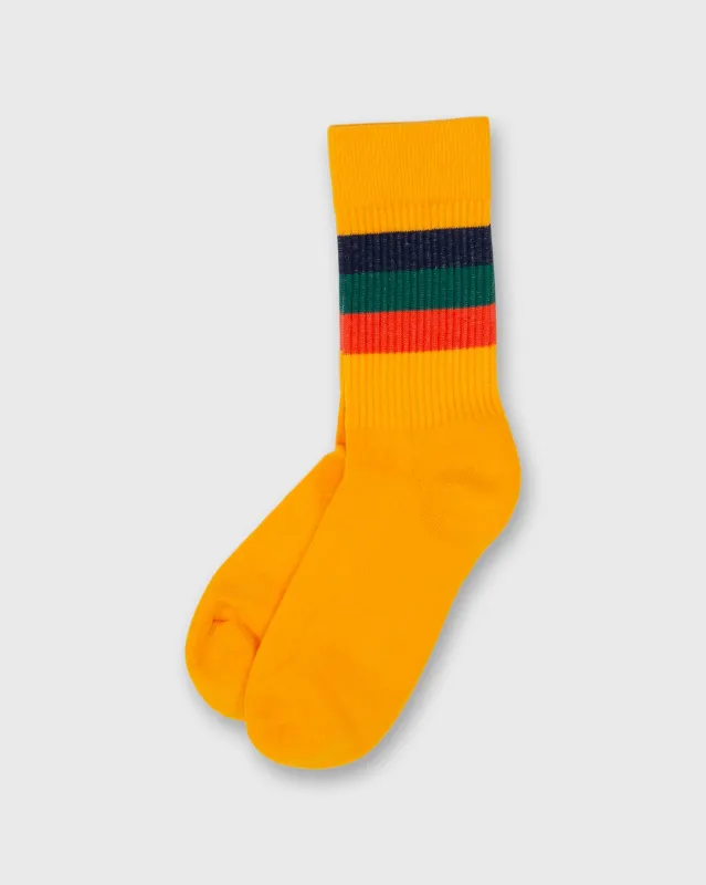 The Sol Socks in Gold sold by Mashburn