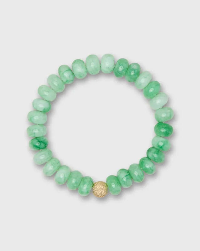 Semi Precious Beaded Bracelet in Beautiful Green Monochrome sold by Mashburn
