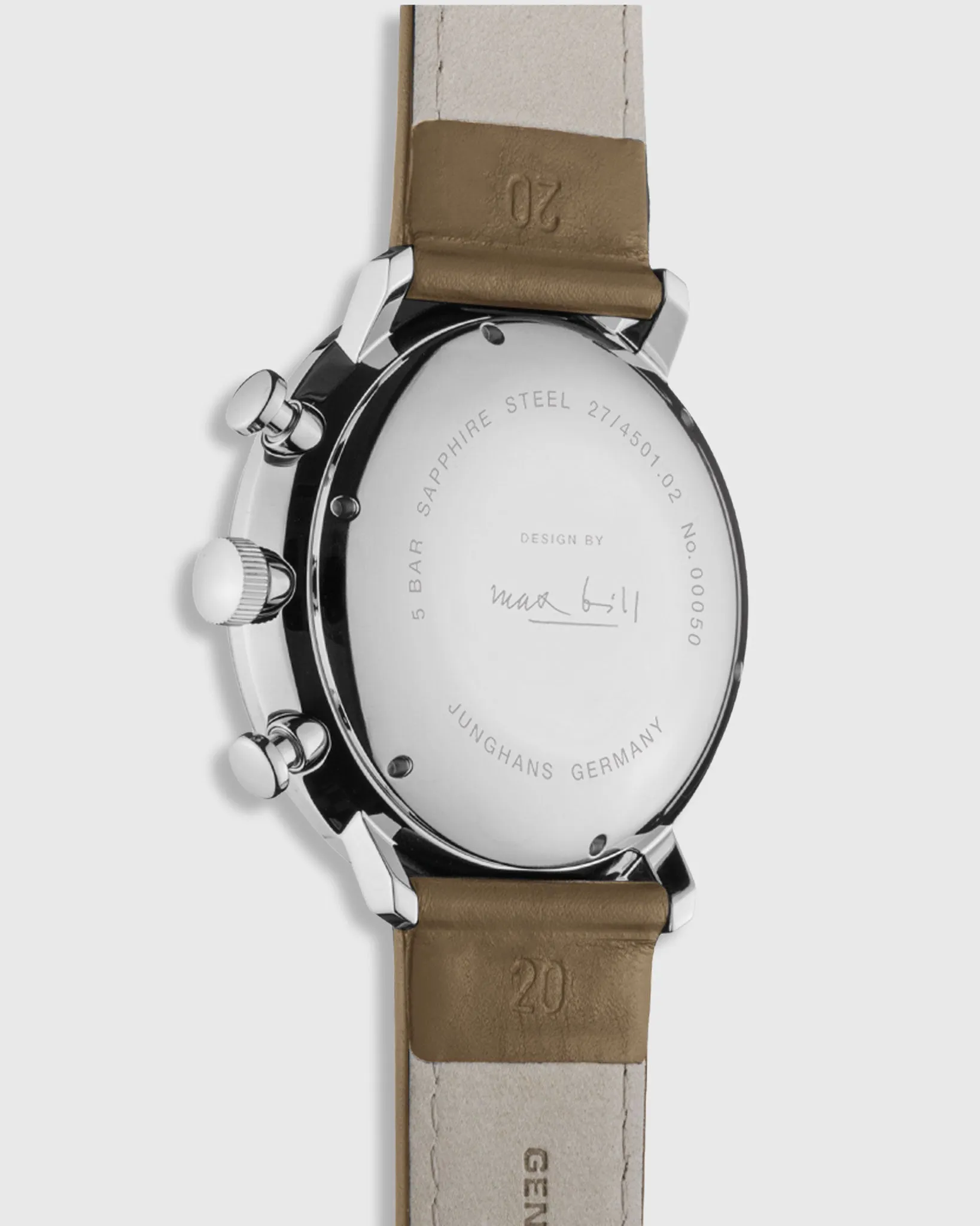Max Bill Chronoscope Watch in 27/4501.02 sold by Mashburn product image thumbnail 2