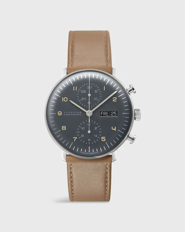 Max Bill Chronoscope Watch in 27/4501.02 made by Mashburn
