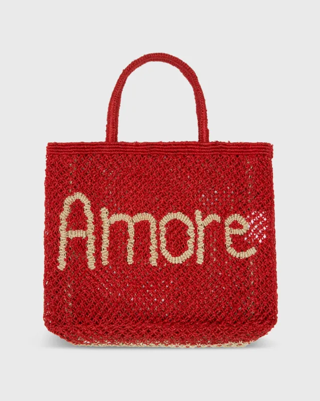 Large Amore Tote in Scarlet sold by Mashburn