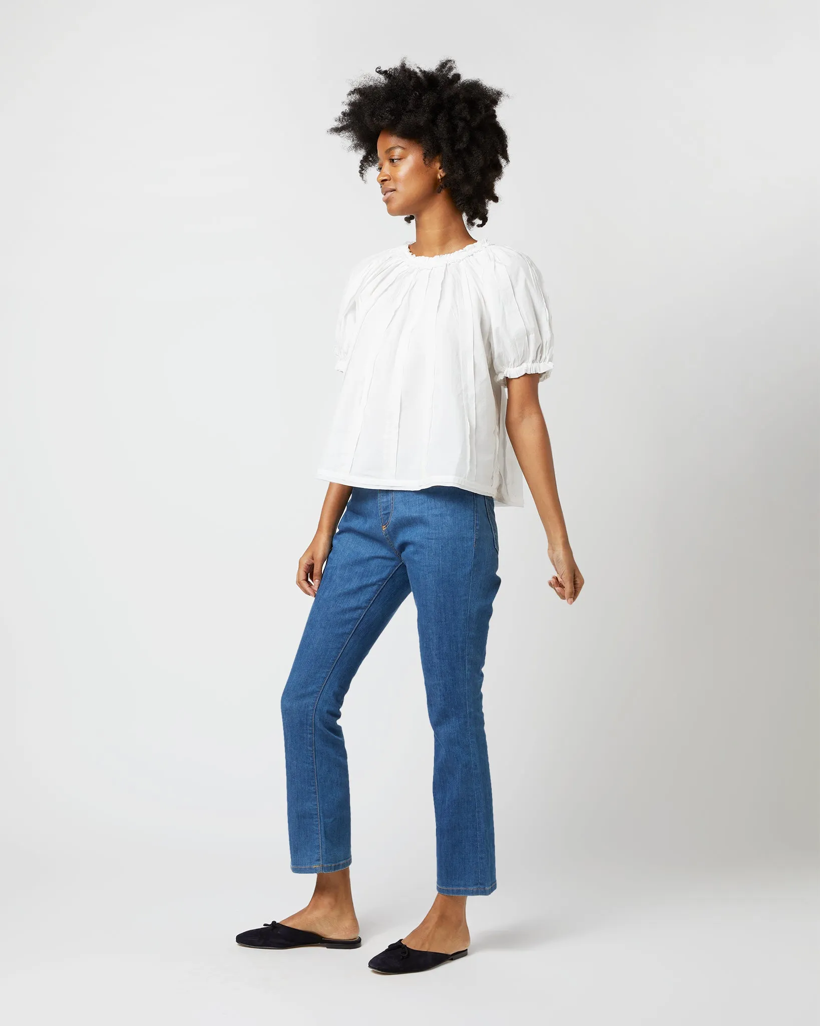 Lora Top in Pristine sold by Mashburn product image thumbnail 4