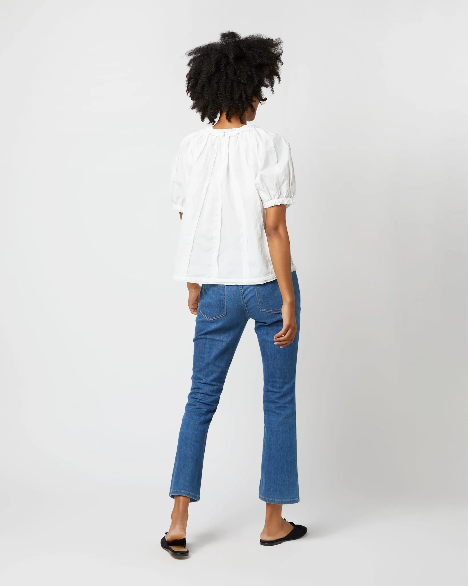 Lora Top in Pristine sold by Mashburn product image thumbnail 5