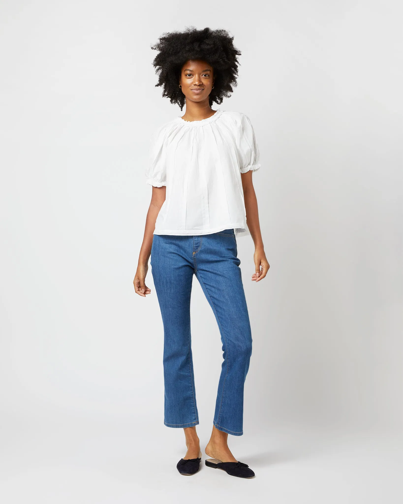 Lora Top in Pristine sold by Mashburn product image thumbnail 3