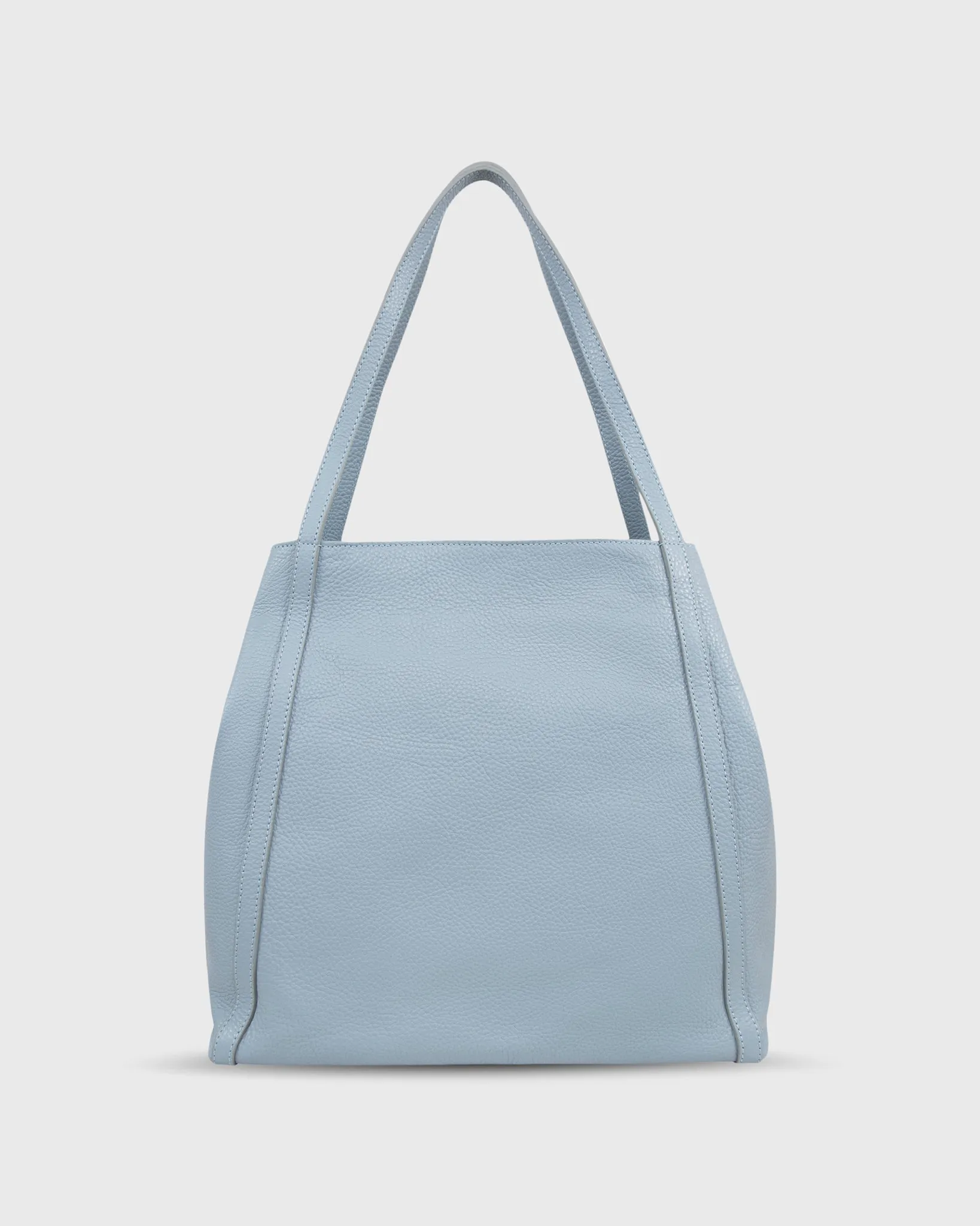 Cita Tote in Pale Blue Leather sold by Mashburn