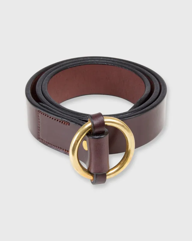 1.25" O-Ring Belt in Havana Bridle sold by Mashburn